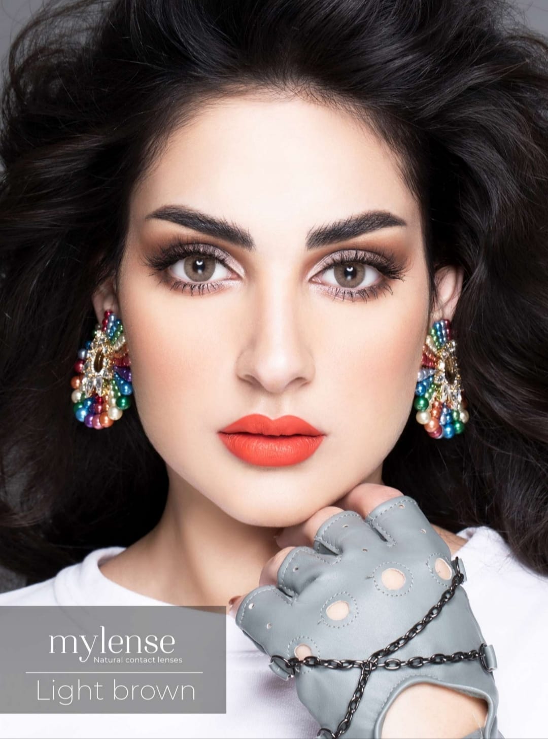 My Lens Colored Contact Lenses - Light Brown