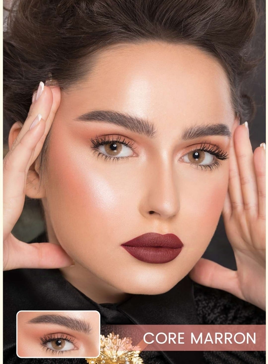 Core Marron Naturel Contact Lenses