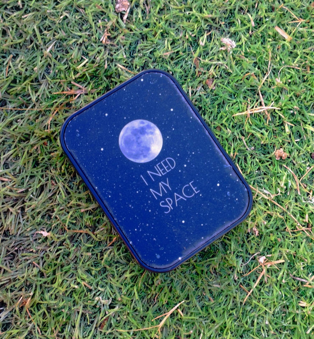 Double Lens cases Black Colored Galaxy Glossy Traveling kit