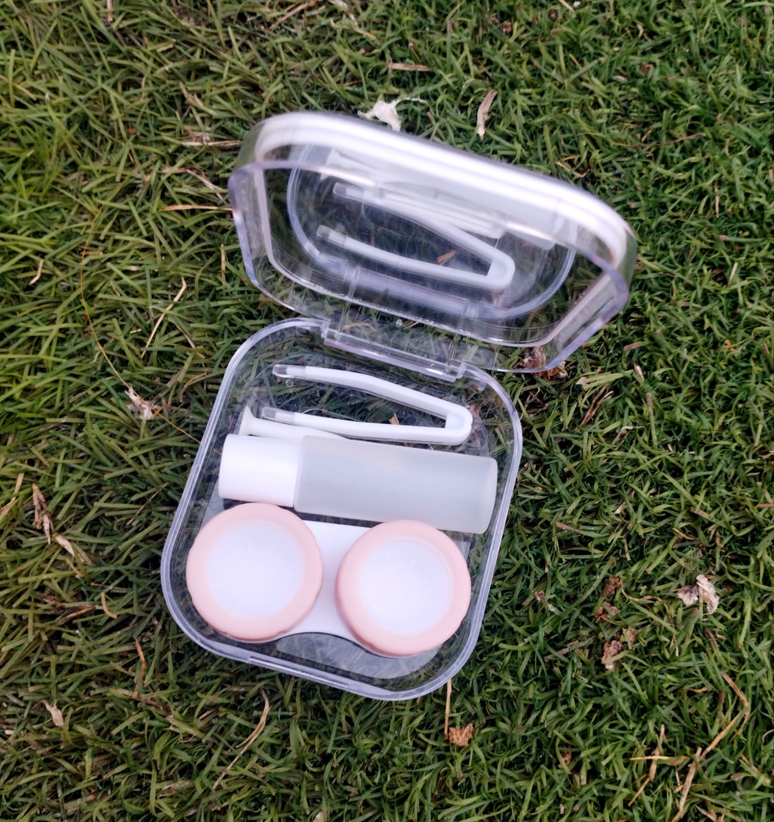 Purple Ribbon Glossy Traveling kit